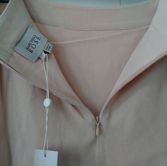 Marchesa Rose Flirty Short Skirt Dust Pink Size M - Picture 7 of 8